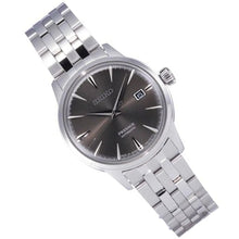 Load image into Gallery viewer, Seiko Presage Cocktail Time Automatic Black Dial Silver Steel Strap Watch for Men - SRPE17J1