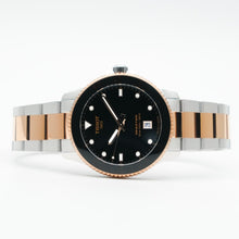 Load image into Gallery viewer, Tissot Seastar 1000 Quartz Black Dial Two Tone Steel Strap Watch for Men - T120.410.22.051.01
