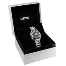 Load image into Gallery viewer, Seiko 5 Sports SNXS Series Automatic Black Dial Silver Steel Strap Watch for Men - SRPK89K1