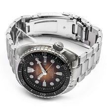Load image into Gallery viewer, Seiko Prospex US Special Edition King Turtle Automatic Brown Dial Silver Steel Strap Watch for Men - SRPH55