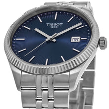 Load image into Gallery viewer, Tissot Ballade Quartz Blue Dial Silver Steel Strap Watch for Men - T156.410.11.041.00