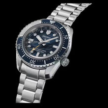 Load image into Gallery viewer, Seiko Prospex 1968 Heritage Divers GMT The Great Wave Limited Edition Blue Dial Silver Steel Strap Watch for Men - SPB509J1
