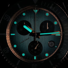 Load image into Gallery viewer, Tissot Seastar 1000 Chronograph Turqouise Dial Turqouise Rubber Strap Watch for Women - T120.217.37.041.00