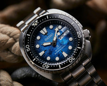 Load image into Gallery viewer, Seiko Prospex US Special Edition Automatic Blue Dial Silver Steel Strap Watch for Men - SRPH59
