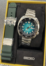 Load image into Gallery viewer, Seiko US Special Edition Automatic Green Dial Silver Steel Strap Watch for Men - SRPH57