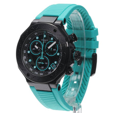 Load image into Gallery viewer, Tissot T Race Chronograph Black Dial Green Rubber Strap Watch for Men - T141.417.37.051.01