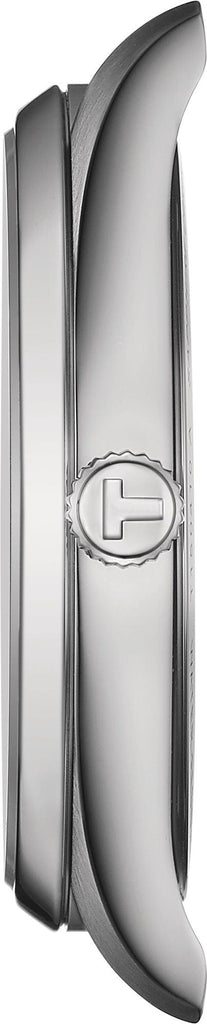 Tissot PR 100 Quartz Silver Dial Black Leather Strap Watch for Men - T150.410.16.031.00