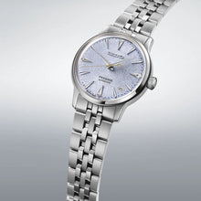 Load image into Gallery viewer, Seiko Presage Cocktail Time Automatic Skydiving Diamonds Blue Dial Silver Steel Strap Watch for Women - SRE007J1