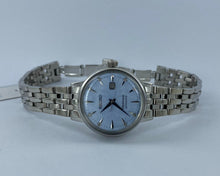 Load image into Gallery viewer, Seiko Presage Cocktail Time Automatic Skydiving Diamonds Blue Dial Silver Steel Strap Watch for Women - SRE007J1