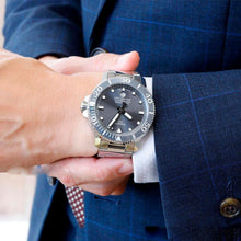 Load image into Gallery viewer, Tissot Seastar 1000 Powermatic 80 Grey Dial Silver Steel Strap Watch for Men - T120.407.11.081.01