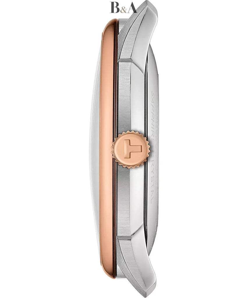 Tissot Tissot Chemin Des Tourelles Powermatic 80 Silver Dial Two Tone Steel Strap Watch for Men - T139.407.22.038.00