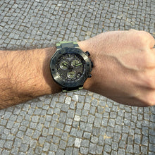 Load image into Gallery viewer, Tissot T Race Chronograph Black Dial Green Rubber Strap Watch for Men - T141.417.37.061.02