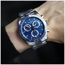 Load image into Gallery viewer, Tissot PR516 Chronograph Blue Dial Silver Steel Strap Watch for Men - T149.417.11.041.00