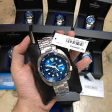 Load image into Gallery viewer, Seiko Prospex Save The Ocean Diver's Automatic Blue Dial Silver Steel Strap Watch for Men - SRPD21J1