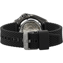 Load image into Gallery viewer, Seiko 5 Sports SKX Series Automatic Black Dial Black Silicone Strap Watch for Men - SRPD65K2