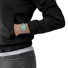 Load image into Gallery viewer, Tissot Ballade Quartz Blue Dial Silver Steel Strap Watch for Women - T156.210.11.351.00