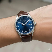 Load image into Gallery viewer, Tissot T-Sport Gent XL Blue Dial Brown Leather Strap Watch for Men - T116.410.16.047.00