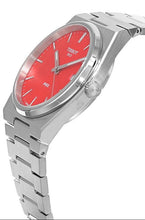 Load image into Gallery viewer, Tissot PRX Quartz Red Dial Silver Steel Strap Watch for Men - T137.410.11.421.00