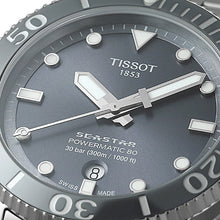 Load image into Gallery viewer, Tissot Seastar 1000 Powermatic 80 Grey Dial Silver Steel Strap Watch for Men - T120.407.11.081.01