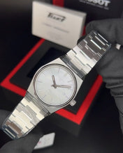 Load image into Gallery viewer, Tissot PRX Quartz Mother of Pearl Dial Silver Steel Strap Watch for Women- T137.210.11.111.00