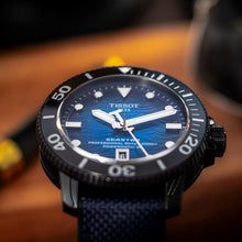 Load image into Gallery viewer, Tissot Seastar 2000 Professional Powermatic 80 Blue Dial Blue Nylon Strap Watch for Men - T120.607.37.041.00