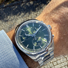 Load image into Gallery viewer, Tissot PR 100 Chronograph Green Dial Silver Steel Strap Watch for Men - T150.417.11.091.00
