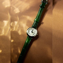 Load image into Gallery viewer, Tissot Bellissima Small Lady Mother of Pearl Dial Green Leather Strap Watch for Women - T126.010.16.113.02