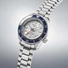 Load image into Gallery viewer, Seiko Prospex 1968 Heritage Diver's GMT 60th Anniversary White Dial Silver Steel Strap Watch for Men - SPB519J1