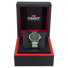 Load image into Gallery viewer, Tissot Le Locle Powermatic 80 Automatic Green Dial Silver Steel Strap Watch for Men - T006.407.11.093.00