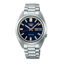 Load image into Gallery viewer, Seiko 5 Sports SNXS Automatic Blue Dial Silver Steel Strap Watch for Men - SRPK87K1