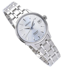 Load image into Gallery viewer, Seiko Presage Cocktail Time Automatic Ice Blue Dial Silver Steel Strap Watch for Men - SRPE19J1