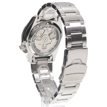 Load image into Gallery viewer, Seiko 5 Sports SKX Street Stonewash Black Dial Silver Steel Strap Watch for Men - SRPL79K1