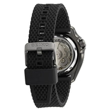 Load image into Gallery viewer, Seiko 5 Sports SKX Series Automatic Black Dial Black Silicone Strap Watch for Men - SRPD65K2