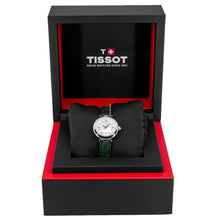 Load image into Gallery viewer, Tissot Bellissima Small Lady Mother of Pearl Dial Green Leather Strap Watch for Women - T126.010.16.113.02
