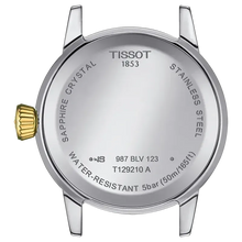 Load image into Gallery viewer, Tissot T Classic Dream Lady Silver Dial Two Tone Steel Strap Watch for Women - T129.210.22.031.00