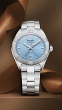 Load image into Gallery viewer, Tissot PR 100 Sport Chic Lady Blue Dial Silver Steel Strap Watch for Women - T101.910.11.351.00