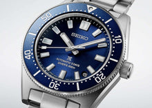 Load image into Gallery viewer, Seiko Prospex 1965 Heritage Diver’s Automatic Blue Dial Silver Steel Strap Watch for Men - SPB451J1