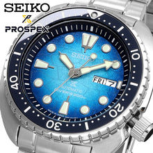 Load image into Gallery viewer, Seiko Prospex US Special Edition Automatic Blue Dial Silver Steel Strap Watch for Men - SRPH59