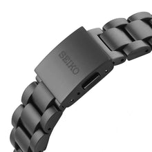 Load image into Gallery viewer, Seiko Prospex Speedtimer The Black Series Limited Edition Black Dial Black Steel Strap Watch for Men - SSC917