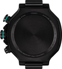 Load image into Gallery viewer, Tissot T Race Chronograph Black Dial Green Rubber Strap Watch for Men - T141.417.37.051.01
