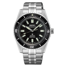 Load image into Gallery viewer, Seiko Prospex 1965 Heritage Divers Automatic Black Dial Silver Steel Strap Watch for Men - SPB453J1