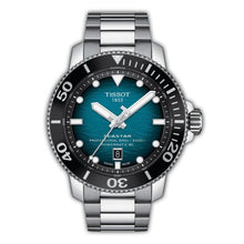 Load image into Gallery viewer, Tissot Seastar 2000 Professional Powermatic 80 Blue Dial Silver Steel Strap Watch for Men - T120.607.11.041.00