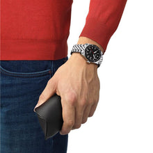 Load image into Gallery viewer, Tissot PR516 Chronograph Black Dial Silver Steel Strap Watch for Men - T149.417.11.051.00