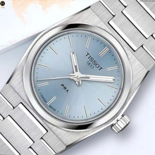 Load image into Gallery viewer, Tissot PRX Quartz Ice Blue Dial Silver Steel Strap Watch for Women - T137.010.11.351.00