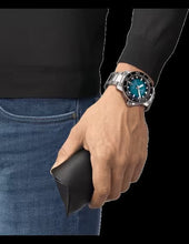 Load image into Gallery viewer, Tissot Seastar 2000 Professional Powermatic 80 Blue Dial Silver Steel Strap Watch for Men - T120.607.11.041.00