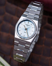 Load image into Gallery viewer, Tissot PRX Quartz Ice Blue Dial Silver Steel Strap Watch for Women - T137.010.11.351.00