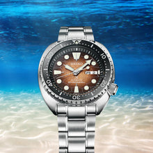 Load image into Gallery viewer, Seiko Prospex US Special Edition King Turtle Automatic Brown Dial Silver Steel Strap Watch for Men - SRPH55