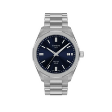 Load image into Gallery viewer, Tissot PRC 100 Solar Quartz Blue Dial Silver Steel Strap Watch for Men - T151.422.11.041.00