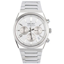 Load image into Gallery viewer, Seiko Conceptual Chronograph White Dial Silver Steel Strap Watch for Men - SSB451P1