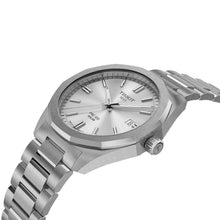Load image into Gallery viewer, Tissot PRC 100 Solar Quartz Silver Dial Brown Leather Strap Watch for Men - T151.422.16.031.00